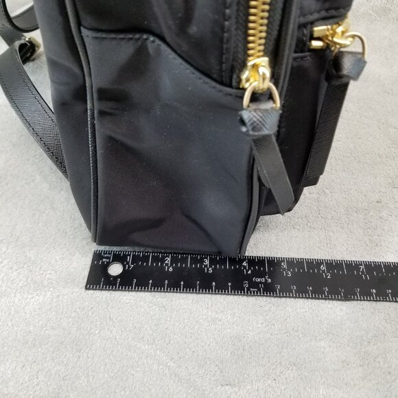 Kate Spade Purse Womens Black Nylon Bradley Wilson Road Backpack 11x9x6 - Picture 6 of 15